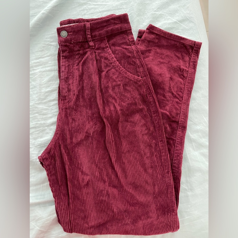 Hollister ultra high-rise size corduroy pants